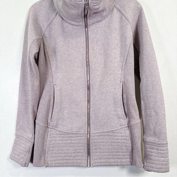 Lululemon Radiant Jacket II Heathered Rose Color - Picture 8 of 16